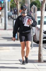 LUCY HALE Out and About in Los Angeles 01/25/2021