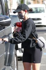 LUCY HALE Out and About in Los Angeles 01/25/2021
