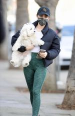 LUCY HALE Out and About in Studio City 01/05/2021