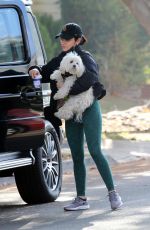 LUCY HALE Out and About in Studio City 01/05/2021