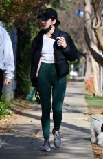 LUCY HALE Out and About in Studio City 01/05/2021