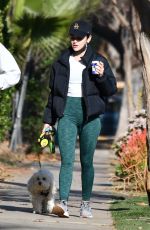 LUCY HALE Out and About in Studio City 01/05/2021