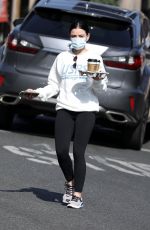 LUCY HALE Out for Coffee in Los Angeles 01/04/2021