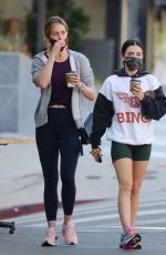 LUCY HALE Out for Coffee in Los Angeles 01/06/2021
