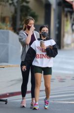 LUCY HALE Out for Coffee in Los Angeles 01/06/2021