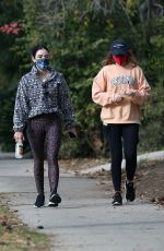 LUCY HALE Out Hiking in Los Angeles 01/02/2021