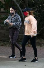 LUCY HALE Out Hiking in Los Angeles 01/02/2021