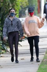 LUCY HALE Out Hiking in Los Angeles 01/02/2021