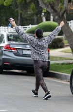 LUCY HALE Out Hiking in Los Angeles 01/02/2021