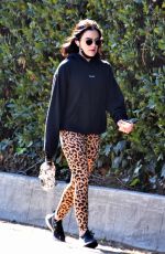 LUCY HALE Out Hiking in Studio City 01/26/2021