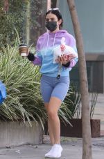 LUCY HALE Out Picks up Lunch in Hollywood 01/07/2021