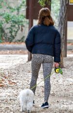 LUCY HALE Out with Her Dog Elvis in Los Feliz 01/28/2021