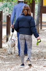 LUCY HALE Out with Her Dog Elvis in Los Feliz 01/28/2021
