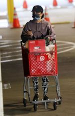 LUCY HALE Shopping at Target in Los Angeles 01/03/2021