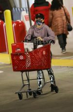 LUCY HALE Shopping at Target in Los Angeles 01/03/2021