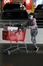 LUCY HALE Shopping at Target in Los Angeles 01/03/2021