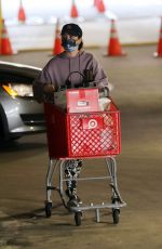 LUCY HALE Shopping at Target in Los Angeles 01/03/2021
