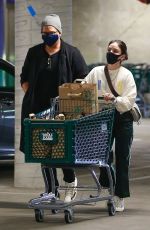 LUCY HALE Shopping at Whole Foods in Los Angeles 01/24/2021