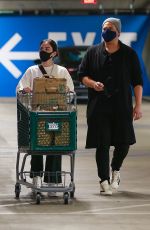LUCY HALE Shopping at Whole Foods in Los Angeles 01/24/2021