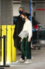 LUCY HALE Shopping at Whole Foods in Los Angeles 01/24/2021