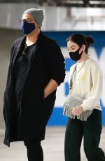 LUCY HALE Shopping at Whole Foods in Los Angeles 01/24/2021