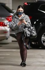 LUCY HALE Shopping at Whole Foods in Studio City 01/02/2021