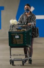 LUCY HALE Shopping at Whole Foods in Studio City 01/02/2021