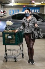LUCY HALE Shopping at Whole Foods in Studio City 01/02/2021