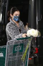 LUCY HALE Shopping at Whole Foods in Studio City 01/02/2021