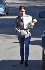 LUCYA HALE Leaves a Business Meeting in Los Angeles 01/15/2021