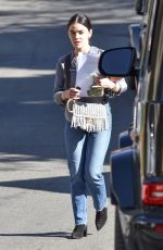 LUCYA HALE Leaves a Business Meeting in Los Angeles 01/15/2021
