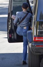 LUCYA HALE Leaves a Business Meeting in Los Angeles 01/15/2021