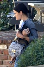 LUCYA HALE Leaves a Business Meeting in Los Angeles 01/15/2021