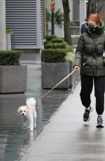 MADELAINE PETSCH Out with Her Dog Olive in Vancouver 01/24/2021