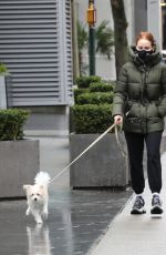 MADELAINE PETSCH Out with Her Dog Olive in Vancouver 01/24/2021