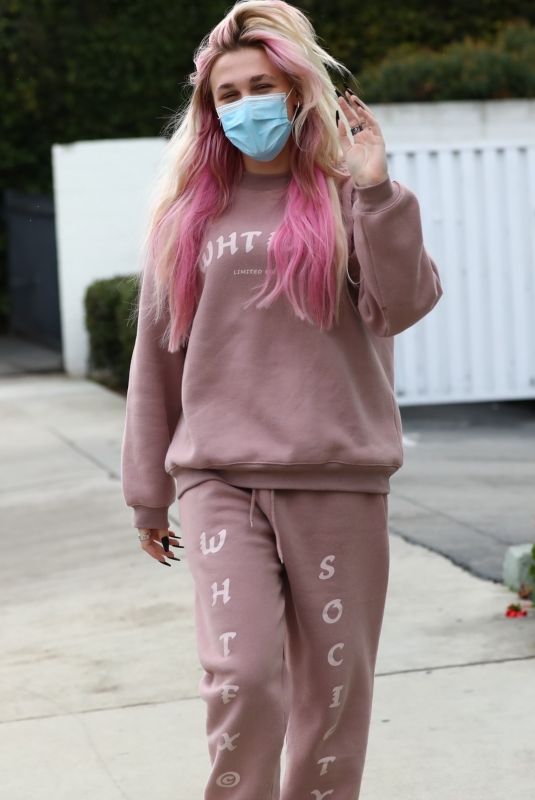MADI MONROE Out and About in Los Angeles 01/29/2021
