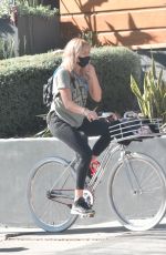 MALIN AKERMAN Out Riding a Bike in Los Feliz 01/09/2021