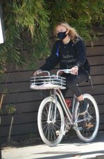 MALIN AKERMAN Out Riding a Bike in Los Feliz 01/09/2021