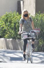 MALIN AKERMAN Out Riding a Bike in Los Feliz 01/09/2021