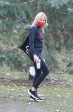MALIN AKERMAN Out with Her Dogs at a Park in Los Feliz 01/30/2021