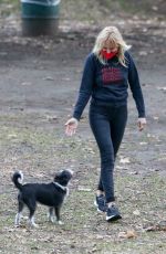 MALIN AKERMAN Out with Her Dogs at a Park in Los Feliz 01/30/2021