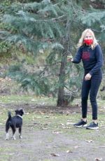 MALIN AKERMAN Out with Her Dogs at a Park in Los Feliz 01/30/2021