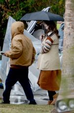 MANDY MOORE on the Set of This Is Us in Los Angeles 01/25/2021