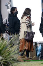 MANDY MOORE on the Set of This Is Us in Los Angeles 01/25/2021