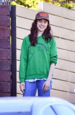 MARGARET QUALLEY and Shia Labeouf Out in Studio City 01/04/2021