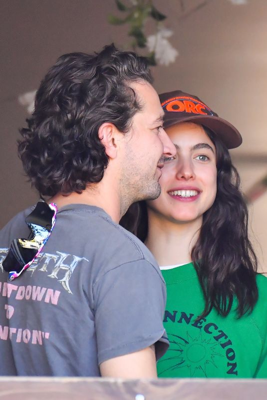 MARGARET QUALLEY and Shia Labeouf Out in Studio City 01/04/2021