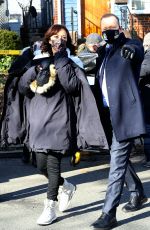 MARISA RAMIREZ on the Set of Blue Bloods in New York 01/19/2021