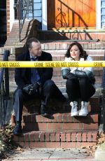 MARISA RAMIREZ on the Set of Blue Bloods in New York 01/19/2021
