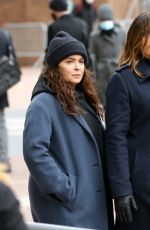 MARISKA HARGITAY on the Set of Law and Order: Organized Crimes in Brooklyn 01/26/2021