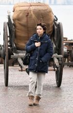 MATILDA DE ANGELIS Arrives on the Set of Across The River And Into The Trees in Venice 01/20/2021